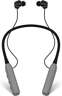 Neckband Bluetooth Headphones（1-Year Quality Support) , 1000H Extra Long Battery Life with Magnetic Earphones,Wireless Earbuds with Mic,Waterproof In-Ear Headset for Sports/Workout/Office (Silver)