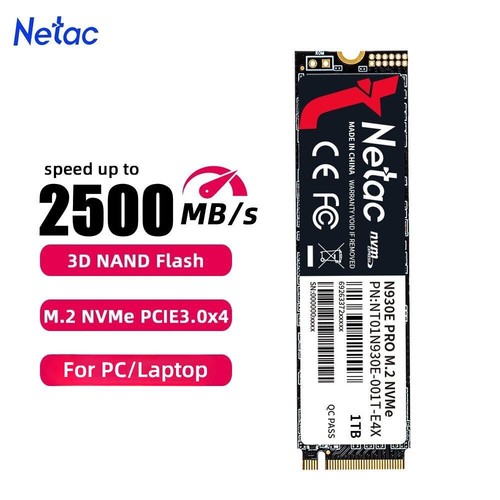Netac SSD 500GB 1TB 2TB PCIe NVMe Gen3x4 M.2 Solid State Drive  PC/Laptop lot