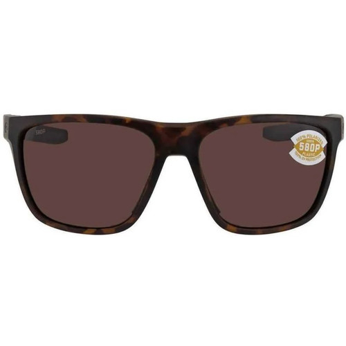 New Costa Del Mar Ferg Matte Tortoise Square Nylon Unisex Sunglasses FRG 191 OCP