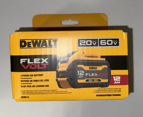 [NEW] (DCB612) DEWALT 20V/60V MAX* FLEXVOLT 12Ah Battery