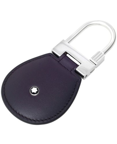 New Montblanc Meisterst&uuml;ck Selection Sfumato Dark Purple Leather Key Fob 114518