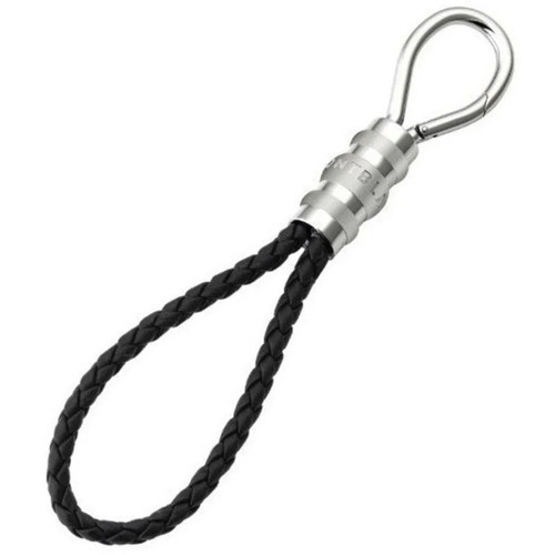 New Montblanc Woven Black Leather Stainless Steel 105911