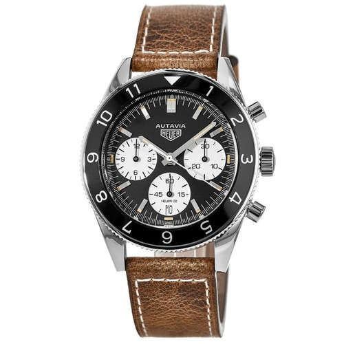 New Tag Heuer Heritage Calibre Heuer 02 Chronograph Men's Watch CBE2110.FC8226