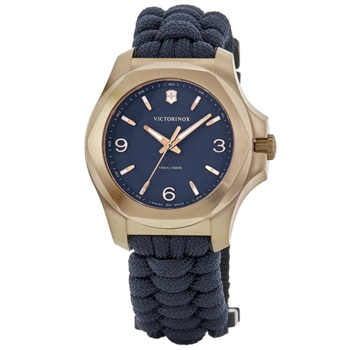 New Victorinox Swiss Army I.N.O.X. V Quartz Blue Dial Women's Watch 241955
