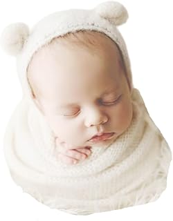 Newborn Baby Boy Girls Photography Props Hats Mohair Blanket Newborn Shoot Picture Props Wrapping cloth Costume Set