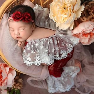 Newborn Girls Photoshoot Outfits Newborn Photography Props Lace Romper Picture Props Photoshoot Princess Costume