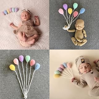 Newborn Photography Props Handmade Balloons Photography Infant Newborn Picture Props Photoshoot Posing Accessories for Decoration