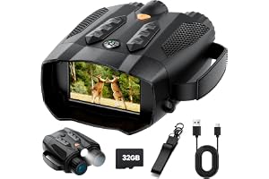Night Vision Goggles for Adults 4k: Tactical Binoculars with Camera - Infrared Goggles for Hunter - Digital Electronics Gift - Hunting Gifts for Men/Dad/Husband - Cool Tech Gadgets for Camping/Boating