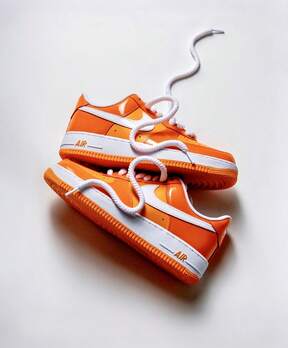 Nike Air Force  '07 LV8 Edge Men's Casual Sneakers Safety Orange/White HV9405-800 | Court-To-Street Style, Iconic Silhouette $09.85 56% OFF