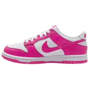 Nike Dunk Low Laser Fuchsia White Kid's FB-102 $63.36 58% OFF