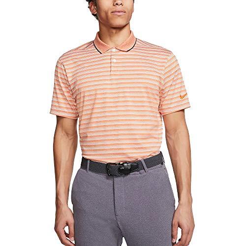 Nike Mens Dri FIT Vapor Golf Polo Orange White CK4744 847