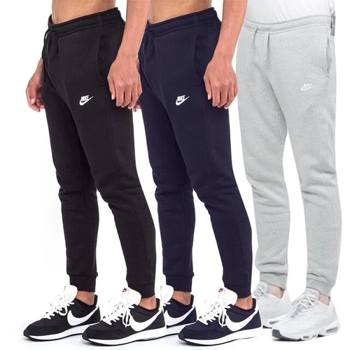 Nike Mens Jogger Athletic Regular Fit Gym Work Out Draw String Fleece Sweatpants