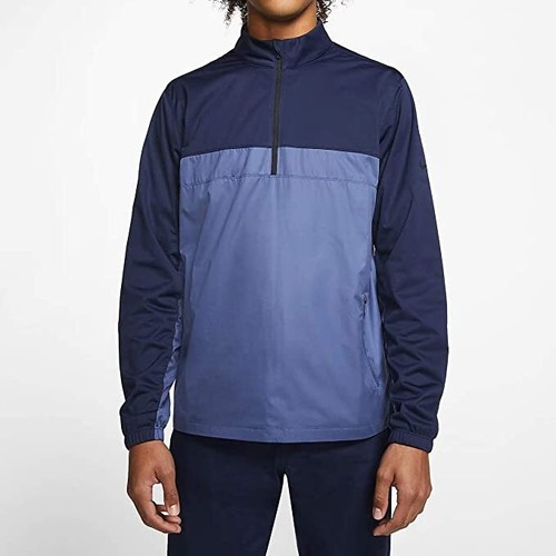 Nike Men's Shield Victory 1/2 Zip Golf Jacket Navy Sz 2XL BV0387-451
