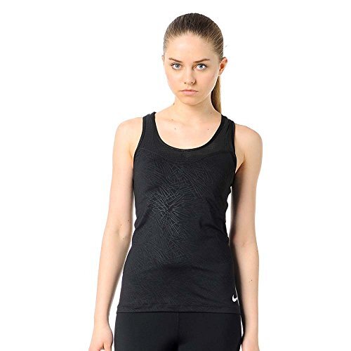 Nike Pro Hypercool Palm Embossed Women's Tanktop Black Sz XS 799599-010