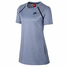 Nike Women's Sportswear Bonded T-Shirt Glacier Grey 867689-023