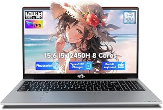 NIMO 15.6" FHD IPS Laptop, 32GB RAM 1TB SSD Intel 8 Core i5 (Beat i7-11800H, Up to 4.4 GHz), 100W Fast PD, Backlit Keyboard for AI Multitasking WFH Office Trip & Students Daily Study 2-Yr Warranty