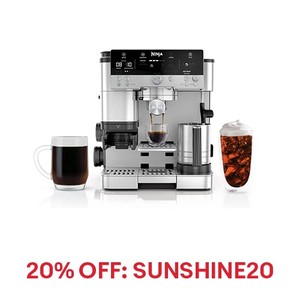 Ninja R-ES601 Luxe Caf&eacute; Premier Espresso Machine, Silver - Certified Refurbished