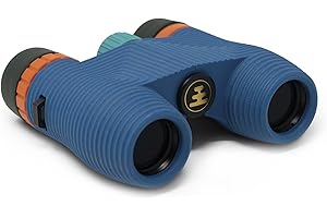 Nocs Provisions Standard Issue 8x25 Waterproof Binoculars, 8X Magnification, Bak4 Prism, Wide View Multi-Coated Lenses for Bird Watching, Hiking & Backpacking - Cobalt Blue II