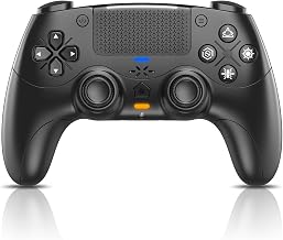 Nonbliep for PS5 Controller, Dynamic Response Triggers Wireless Controller for PS5/Slim/Pro/PC, Quad-Motor Haptic Vibration, 2000mAh, Mic, Speaker, 6-Axis Gyro Sensor &ndash; Black