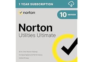 Norton Utilities Ultimate for 10 Devices, Keep your devices running like new - for Windows PC, Android and iOS (Download)