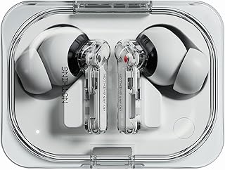 Nothing Ear (a) Wireless Earbuds, 45dB Hybrid Noise Cancelling Earbuds, Hi-Res Audio, Advanced Equaliser, Dual Connect, 6 Mics, 42.5H Playtime Ear Buds Wireless Bluetooth, White