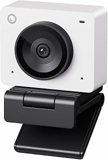OBSBOT Meet SE 1080P 100FPS Webcam for PC, AI Framing Streaming Camera | 1/2.8" Sensor, Beauty Mode, Gesture Control, Staggered HDR, Web Camera for Desktop Computer, Laptop, Meeting.(Cloud White)
