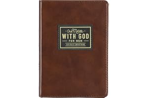 One Minute with God for Men 365 Devotions, Brown Faux Leather Flexcover