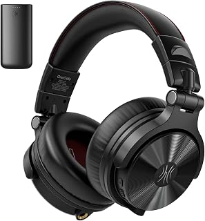 OneOdio Studio Max 2 Wireless DJ Headphones, 9ms Low Latency Hi-Res Audio Over Ear Studio Headphones with LDAC, 120H Playtime, Bluetooth Headphones Support 3.5MM 6.35MM for Guitar Keyboard