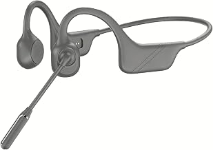 Open Ear Bone Conduction Trucker Headset with Noise Cancelling Mic for Work