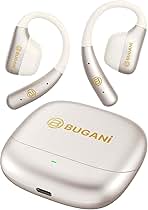 Open Ear Earbuds, Open Ear Headphones, Running Earbuds Wireless, Headphones Bluetooth Wireless 5.4, Noise Cancelling Earbuds 50H Playtime, IPX5 Waterproof Earphones For Workout, Running (White)