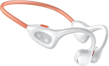 Open Ear Headphones, Wireless Earbuds Bluetooth 6.1, Sport Earphones with Secure Earhook, IPX6 Waterproof, 16H Playtime, Lightweight 28g, Clear Call Mic for Running Cycling Workout(White)