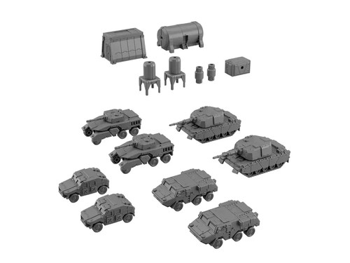 Option Parts Set 24 (Multi Object 1) 30 Minutes Missions Bandai Hobby 30MM 1/144
