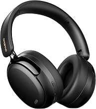 Oraimo Bluetooth Headphones Active Noise Cancelling, 65H Playtime, 3 EQ Modes, Deep Bass, Bluetooth 5.4, Wireless Over-Ear Headphones with Microphone for Office Travel, Black | 360 Spatial Sound & Deep Bass, Waterproof ENC Dual-Mic Clear Calls, Bluetooth 