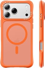 ORNARTO for iPhone 18 Pro Case, Compatible with MagSafe, Orange