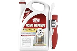 Ortho Home Defense Insect Killer for Indoor & Perimeter2, Wand, 1.33 gal. | Ready-To-Use Bug Killer with Comfort Wand, Kills Ants, Roaches and Spiders, Use in Kitchens, Bathrooms and Home Perimeter