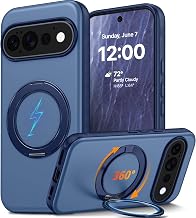 Oterkin for Google Pixel 11/11 Pro Case with 360&deg; Spin Magnetic Stand | Ring Holder Kickstand, Fit for MagSafe, Non-Slip, Slim, Military Grade Protection for Google 11/11 Pro Phone Case 6.3", Blue