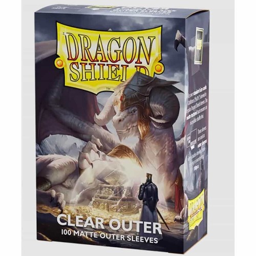 Outer Sleeves: Matte Clear Dragon Shield 100 ct.