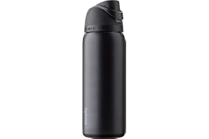 Owala FreeSip Stainless Steel Water Bottle 32 oz Very, Very Dark