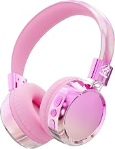 Owliwise Kids Bluetooth Headphones with mic, 74/85dB Limited, 60H Playtime | Fast charging, Bluetooth 5.4, foldable over-ear, AUX for iPad, tablet, airplane, Wireless headphones for kids, Aura Series