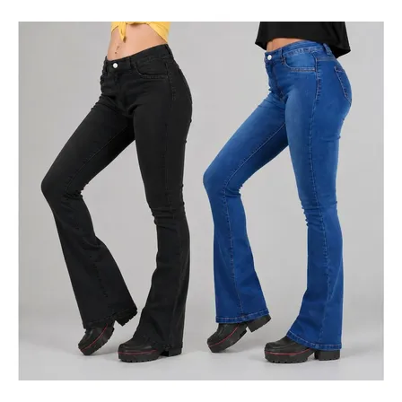 Pack X 2 Jean Oxford Dama Elastizado Mujer Oferta