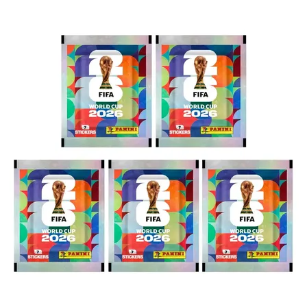 Pack X 50 Sobres Figuritas Mundial Usa 2026 Panini Oficial
