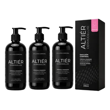 Pack X3 Crema Corporal Anticelulitis Alti&eacute;r 230ml Vip Neutra Neutra