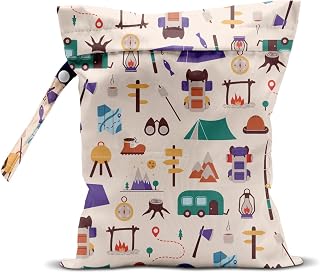 Packable Laundry Bag for Camp Travel Underwear Travel Laundry Bag for Dirty Wet Clothes Sleepaway Camp Essentials Waterproof Wet Dry Bag for Swimsuit and Towels Baby Beach Pool Yoga Gym Clothes