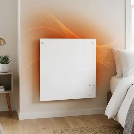 Panel Calefactor Electrico Estufa Bajo Consumo Minimalista Blanco