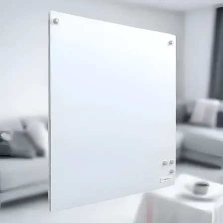 Panel Placa Pared Calefactor 500w Bajo Consumo Rad Blanco