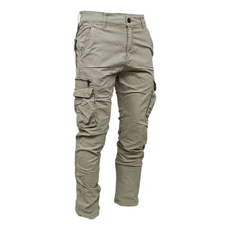 Pantal&oacute;n Cargo Recto Hombre Gabardina Importado
