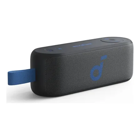 Parlante Port&aacute;til Soundcore by Anker Select 3 Negro Bluetooth 16W BassUp IPX7 Resistente al Agua y Polvo Bater&iacute;a Hasta 20 Horas USB-C PartyCast