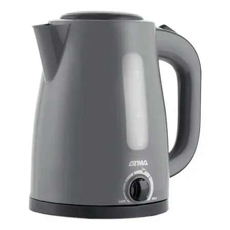 Pava El&eacute;ctrica Atma 1,7l Gris Control De Temperatura Gris