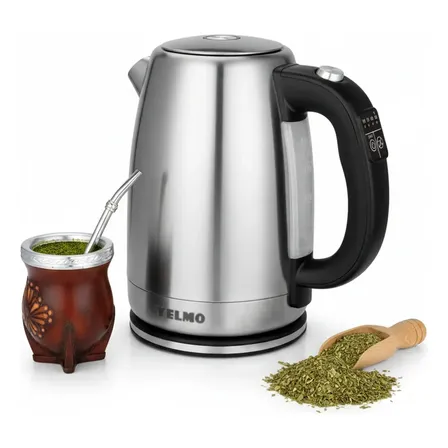 Pava El&eacute;ctrica Yelmo Pe-3911 Control Digital 2200 Watts Digital 5 Temp Acero Inox 1.7L