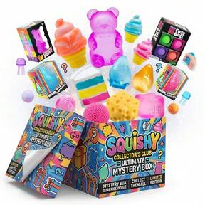 pc 2026 New Ne EDoh Mystery Box - Food & Jellyfish Shaped Squishies, Swirl & Fuzz Stress Balls, Sensory Toys For Anxiety & ADHD, Perfect Party Favors(Random Style) $5.00 Hot Deal